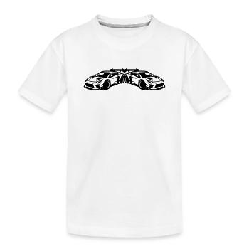 Tuning de voitures Voiture de sport - T-shirt bio Premium Enfant - blanc - Devant