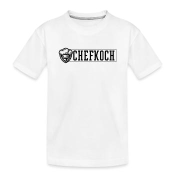 Chef Chef's Hat - Kids' Premium Organic T-Shirt - white - Front