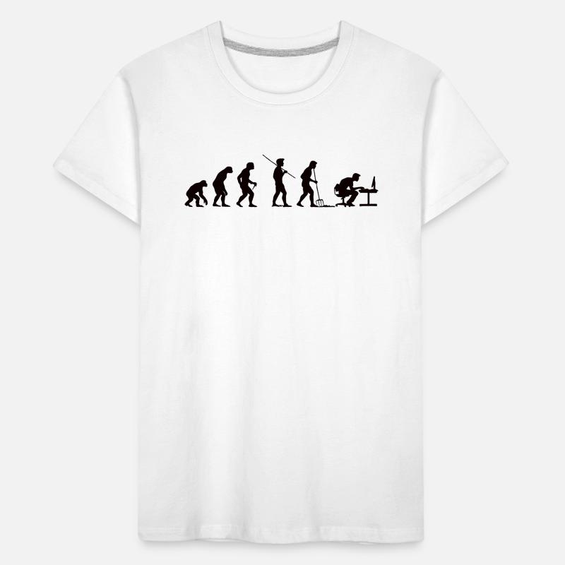 Programmer Evolution Computer Scientist Developer Kids' Premium Organic T-Shirt