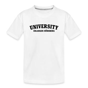 Université d’Erlangen Nuremberg - T-shirt bio Premium Enfant - blanc - Devant