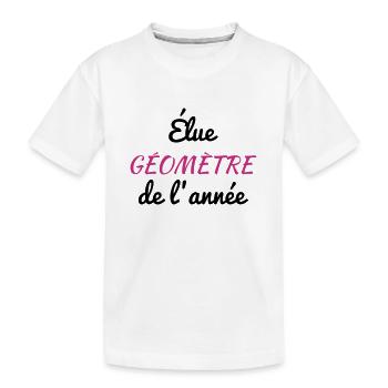 Vermesser / Vermesserin / Topographie / Tiefbau - Kinder Premium Bio T-Shirt - Weiß - Vorne
