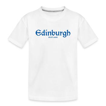 ÉDIMBOURG Écosse Schottland - T-shirt bio Premium Enfant - blanc - Devant