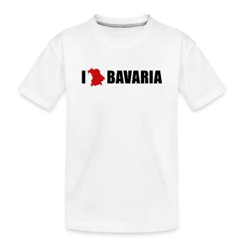 J’adore Bavaria Bayern Liebe - T-shirt bio Premium Enfant - blanc - Devant