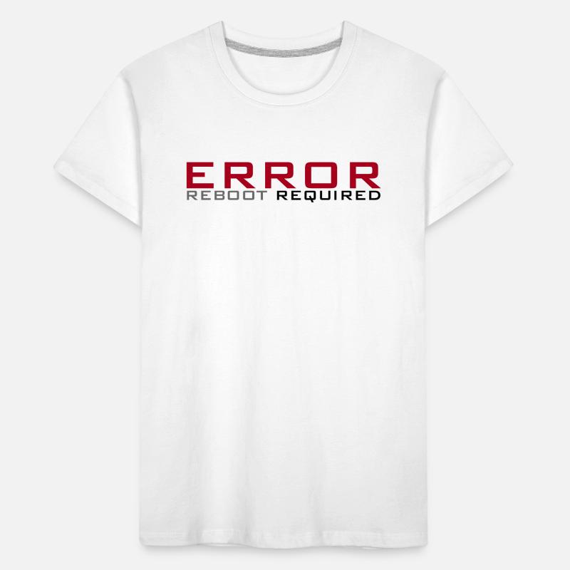 Error: Reboot required Kids' Premium Organic T-Shirt