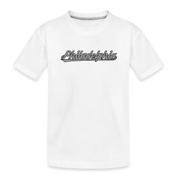 Lettrage vintage de Philadelphie - T-shirt bio Premium Enfant - blanc - Devant