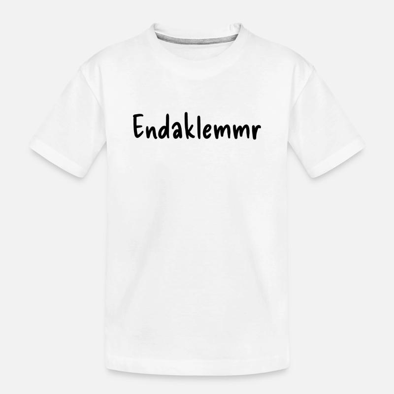 Endaklemmr - Kinder Premium Bio T-Shirt - Weiß
