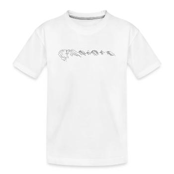V75504-Churfirsten3D-Large - T-shirt bio Premium Enfant - blanc - Devant