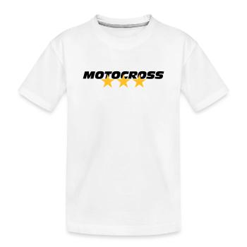 Motocross - T-shirt bio Premium Enfant - blanc - Devant