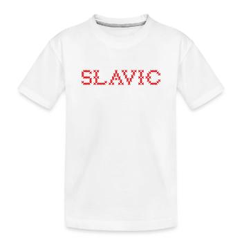 SLAVE Folk Slawisch - T-shirt bio Premium Enfant - blanc - Devant