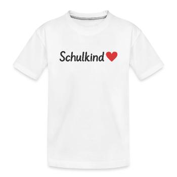 Écolier - T-shirt bio Premium Enfant - blanc - Devant