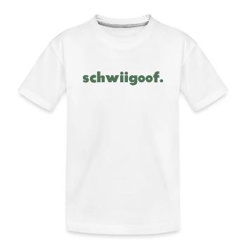 Schwiigoof. - T-shirt bio Premium Enfant - blanc - Devant