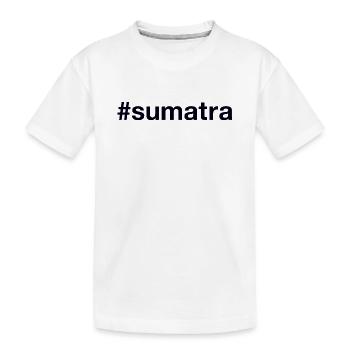 Sumatra Hashtag - T-shirt bio Premium Enfant - blanc - Devant
