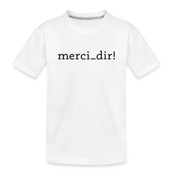 Merci! - T-shirt bio Premium Enfant - blanc - Devant