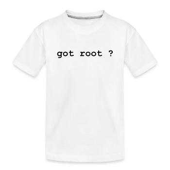 Geek - Kinder Premium Bio T-Shirt - Weiß - Vorne