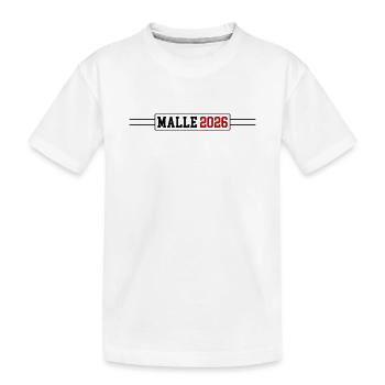Malle 2026 - Kids' Premium Organic T-Shirt - white - Front