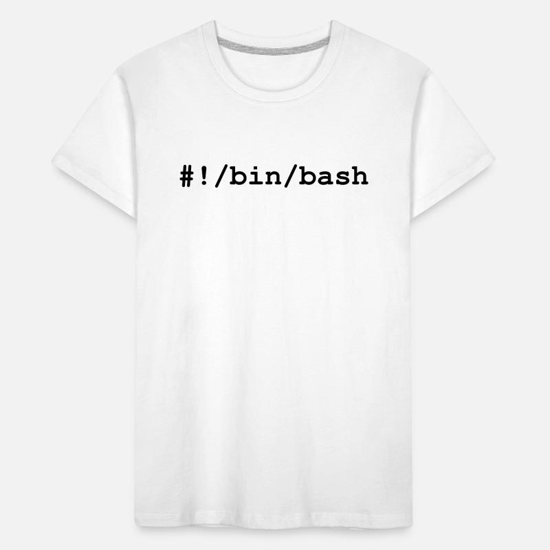 Bash / Bourne-Again Shell unter Linux und Unix Kinder Premium Bio T-Shirt