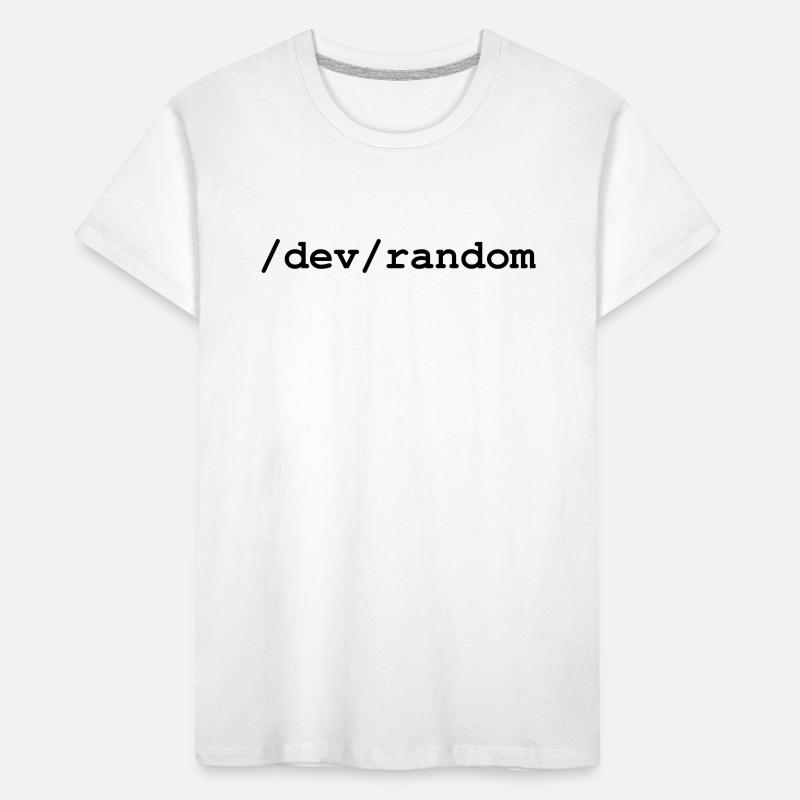 Linux random number generator - /dev/random Kids' Premium Organic T-Shirt