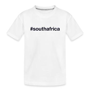 AFRIQUE DU SUD Hashtag Südafrika - T-shirt bio Premium Enfant - blanc - Devant
