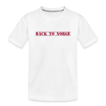 Norvège Norvège Norvège - T-shirt bio Premium Enfant - blanc - Devant