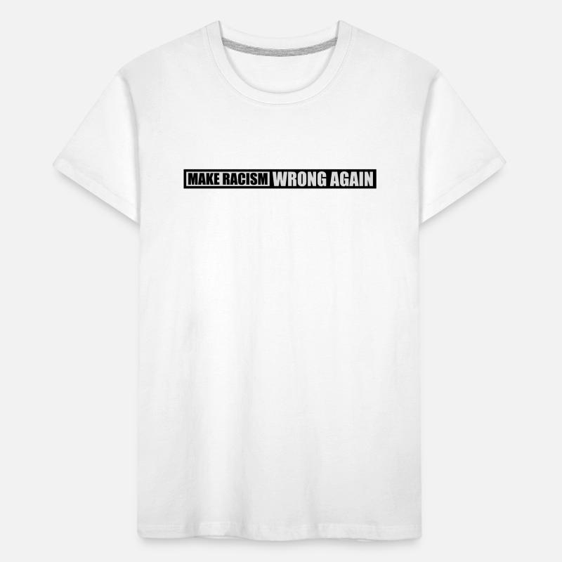 make racism wrong again Kids' Premium Organic T-Shirt