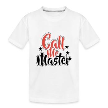Diplôme de Master Diplôme Université - T-shirt bio Premium Enfant - blanc - Devant