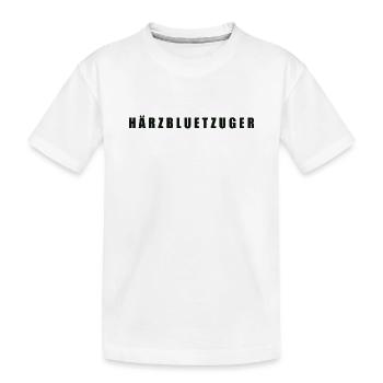 Härzbluetzuger Kanton Zug - Kinder Premium Bio T-Shirt - Weiß - Vorne
