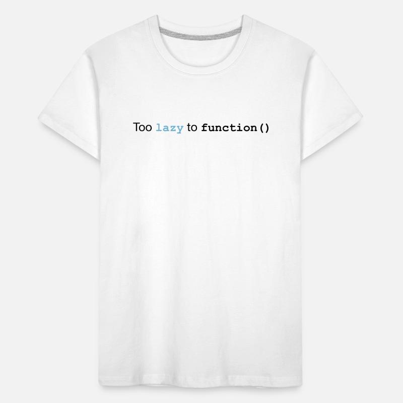 Too lazy to function Kids' Premium Organic T-Shirt