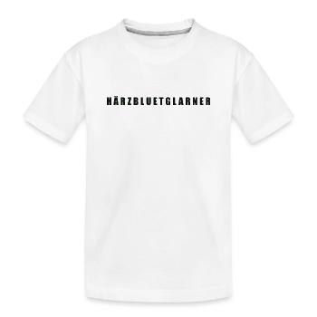 Härzbluetglarner Kanton Glarus - Kinder Premium Bio T-Shirt - Weiß - Vorne