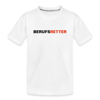 Sauveteur professionnel - T-shirt bio Premium Enfant - blanc - Devant