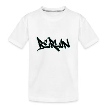 Berlin - Kinder Premium Bio T-Shirt - Weiß - Vorne