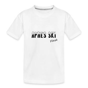 Apres Skihase - Kinder Premium Bio T-Shirt - Weiß - Vorne
