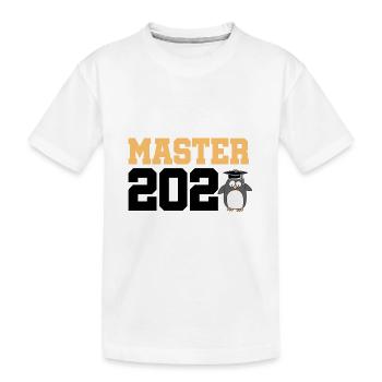 Master 2023 Abschluss Promotion Sponsion Uni - Kinder Premium Bio T-Shirt - Weiß - Vorne