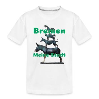 Brême - T-shirt bio Premium Enfant - blanc - Devant
