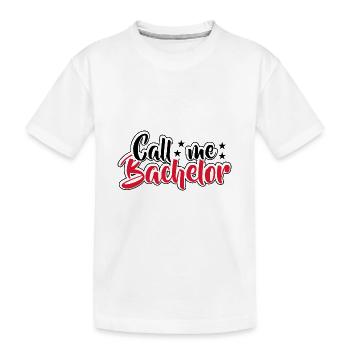 Baccalauréat Réussi Graduation Doctorat Graduation - T-shirt bio Premium Enfant - blanc - Devant