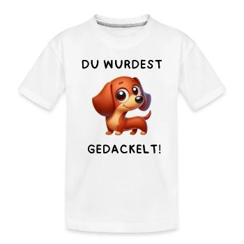 You've been dazzled! - Kids' Premium Organic T-Shirt - white - Front