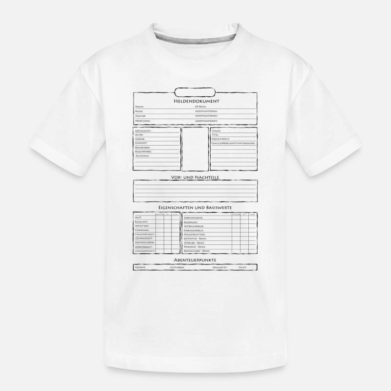 Heldendokuemt - Kinder Premium Bio T-Shirt - Weiß