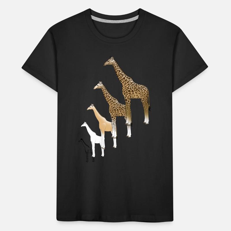 Giraffe drawing Kids' Premium Organic T-Shirt