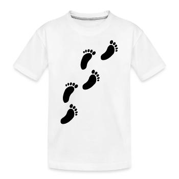 Strand - Kinder Premium Bio T-Shirt - Weiß - Vorne