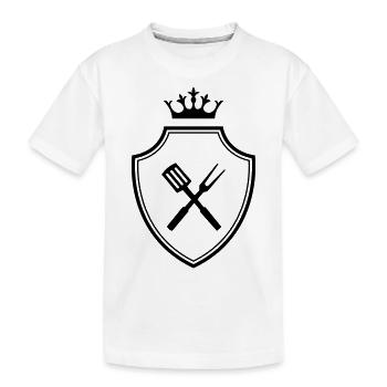 Koch Symbol - Kids' Premium Organic T-Shirt - white - Front
