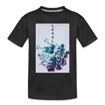 Tatouage Be You Butterfly Level Up 2 - T-shirt bio Premium Enfant - noir - Devant