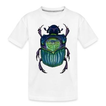 Big Beetle - Coléoptère géant - T-shirt bio Premium Enfant - blanc - Devant