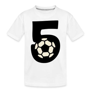 I'm already 5! - Kids' Premium Organic T-Shirt - white - Front
