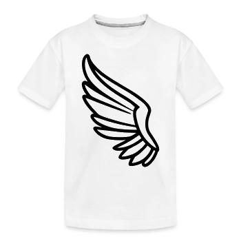 Ailes d'ange - T-shirt bio Premium Enfant - blanc - Devant