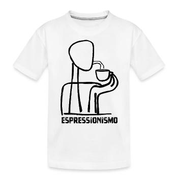 Espressionismo - Espresso - Boisson au café - T-shirt bio Premium Enfant - blanc - Devant