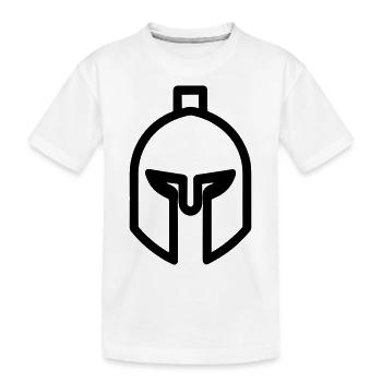 Sparta Spartan Warrior - Kids' Premium Organic T-Shirt - white - Front