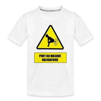 Danger pet - T-shirt bio Premium Enfant - blanc - Devant