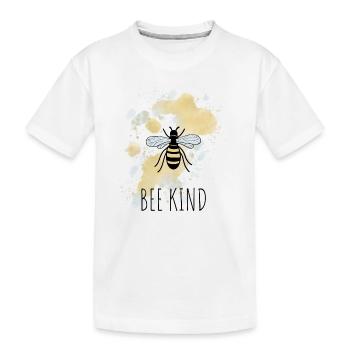 Bee Bee Child - Kids' Premium Organic T-Shirt - white - Front