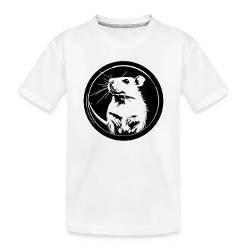 souris - T-shirt bio Premium Enfant - blanc - Devant