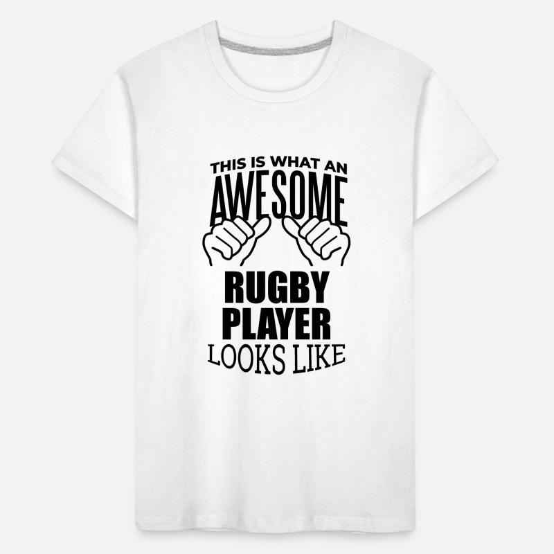 Rugby Kids' Premium Organic T-Shirt