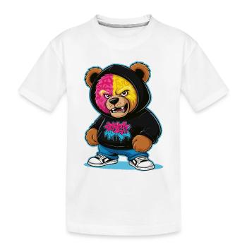 Grummelige Bär - Kinder Premium Bio T-Shirt - Weiß - Vorne